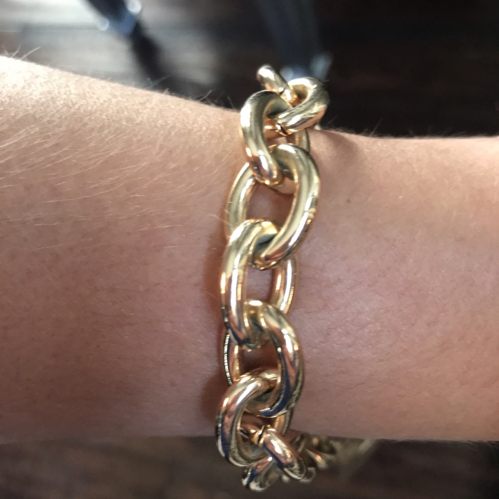 Costume gold bracelet worn once